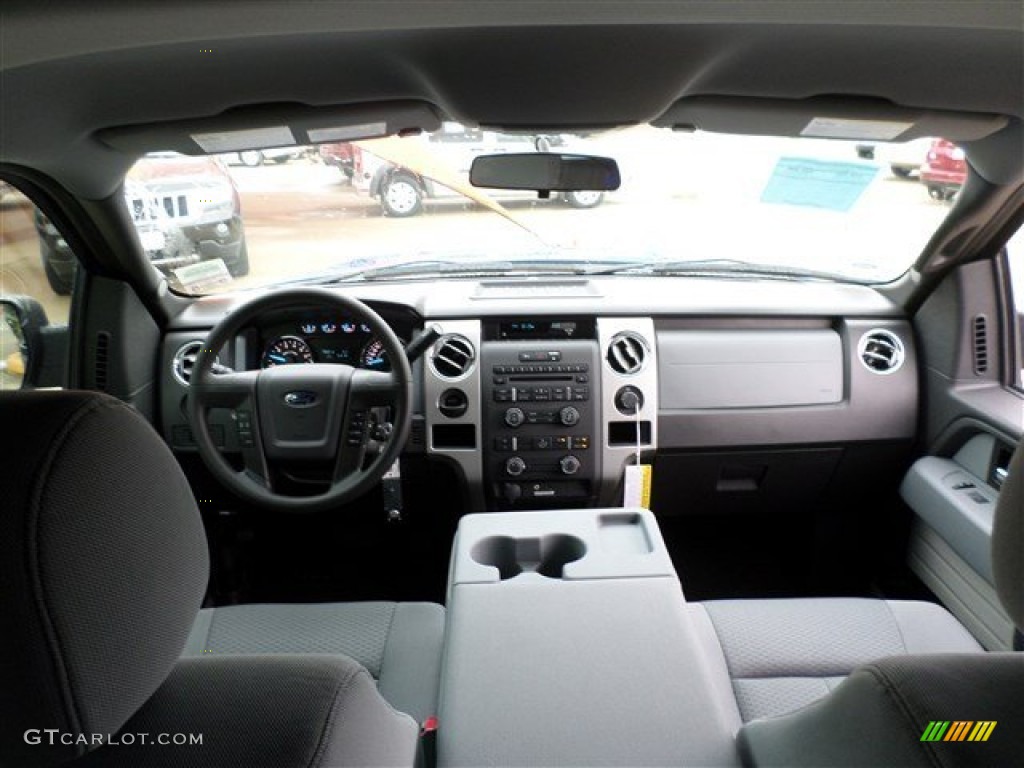 2013 F150 XLT SuperCrew - Blue Flame Metallic / Steel Gray photo #19