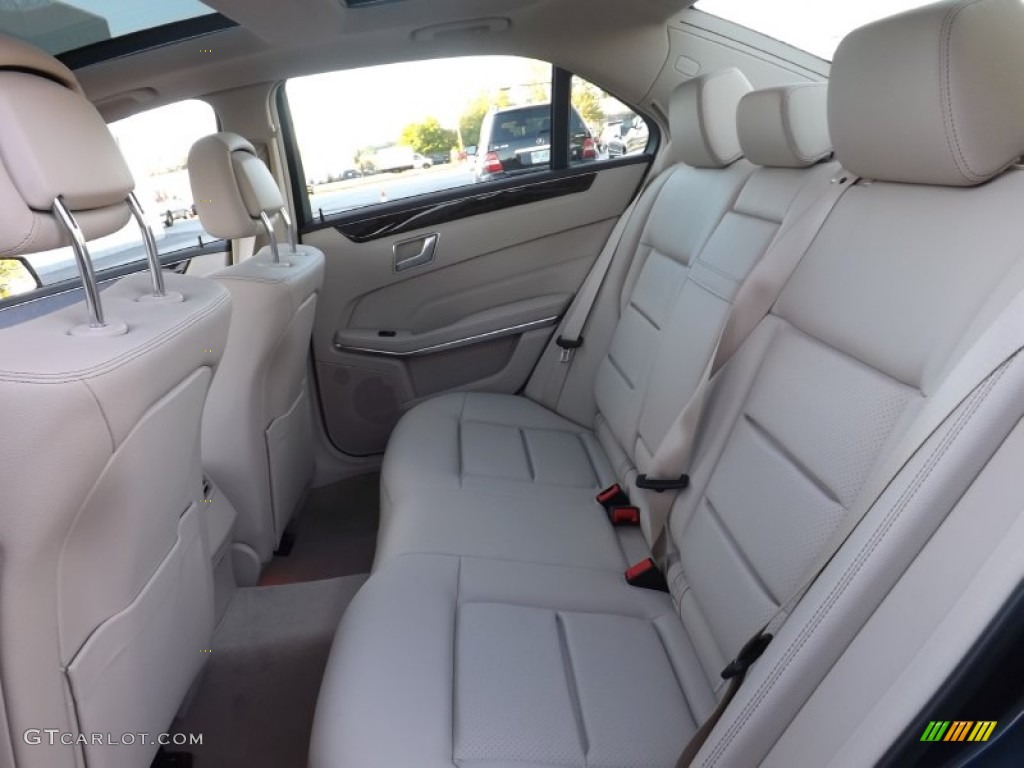 2014 E 350 4Matic Sedan - Indigo Blue Metallic / Silk Beige/Espresso Brown photo #6