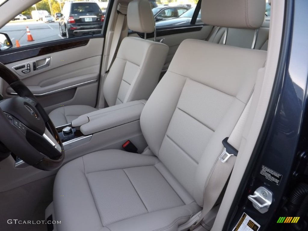 2014 E 350 4Matic Sedan - Indigo Blue Metallic / Silk Beige/Espresso Brown photo #11