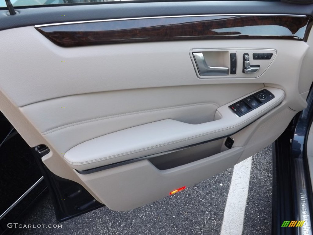 2014 E 350 4Matic Sedan - Indigo Blue Metallic / Silk Beige/Espresso Brown photo #12