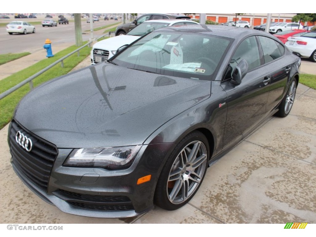 Daytona Gray Pearl 2014 Audi A7 3.0T quattro Prestige Exterior Photo #86029142