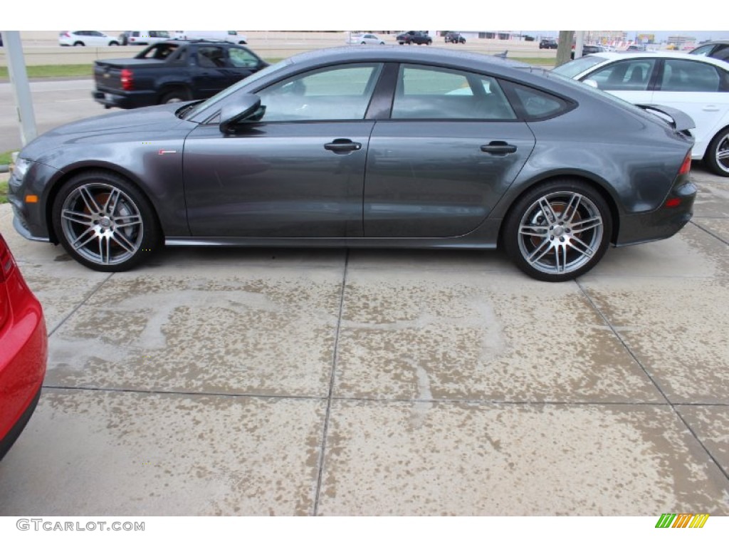 Daytona Gray Pearl 2014 Audi A7 3.0T quattro Prestige Exterior Photo #86029151