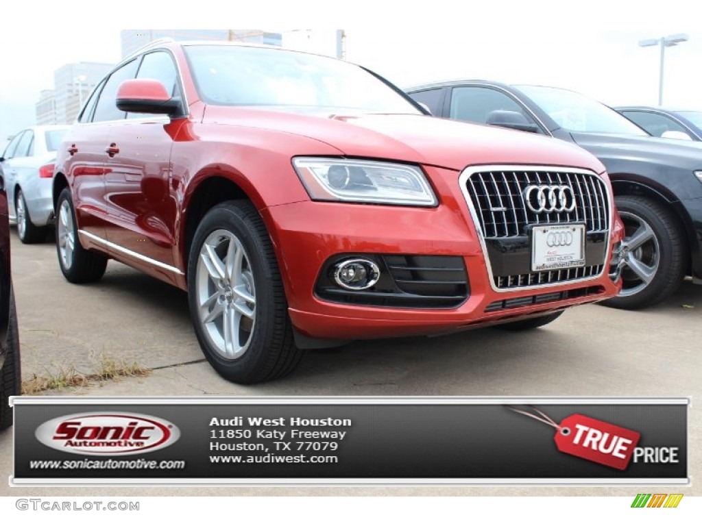 2014 Q5 2.0 TFSI quattro - Volcano Red Metallic / Black photo #1