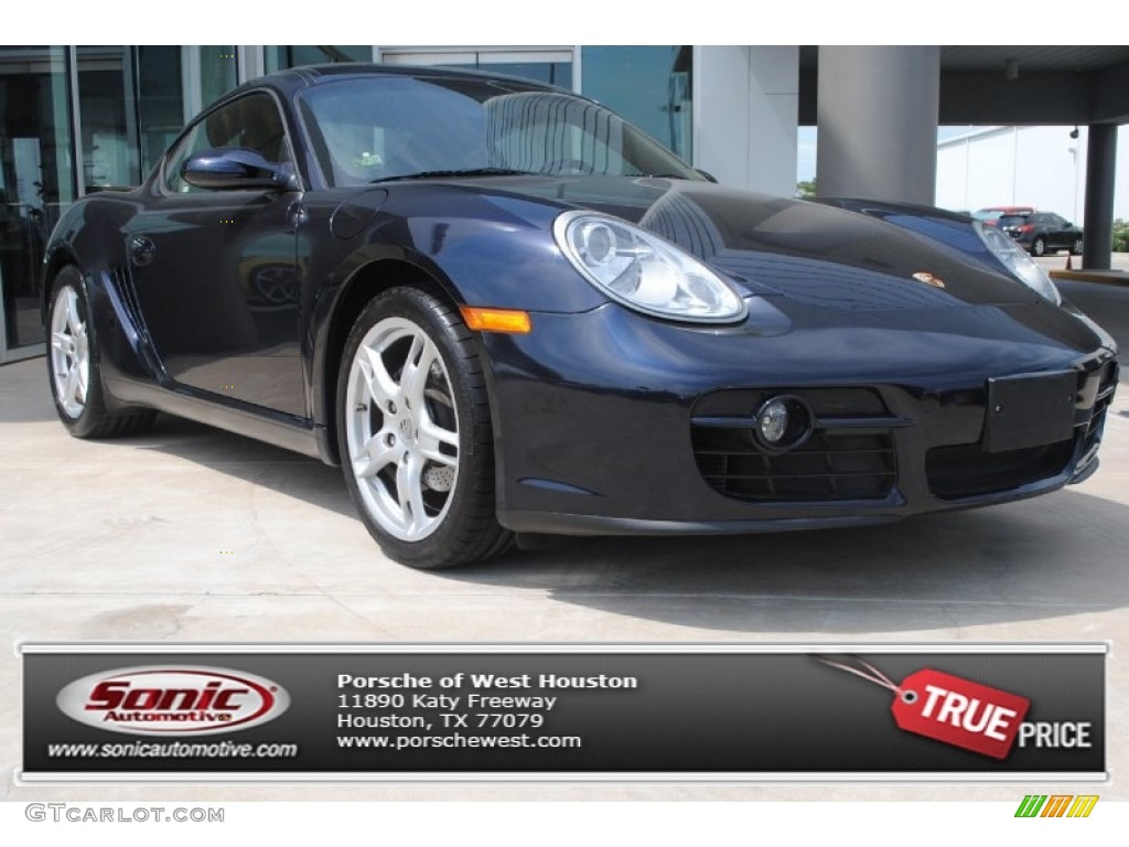 2008 Cayman  - Midnight Blue Metallic / Black photo #1