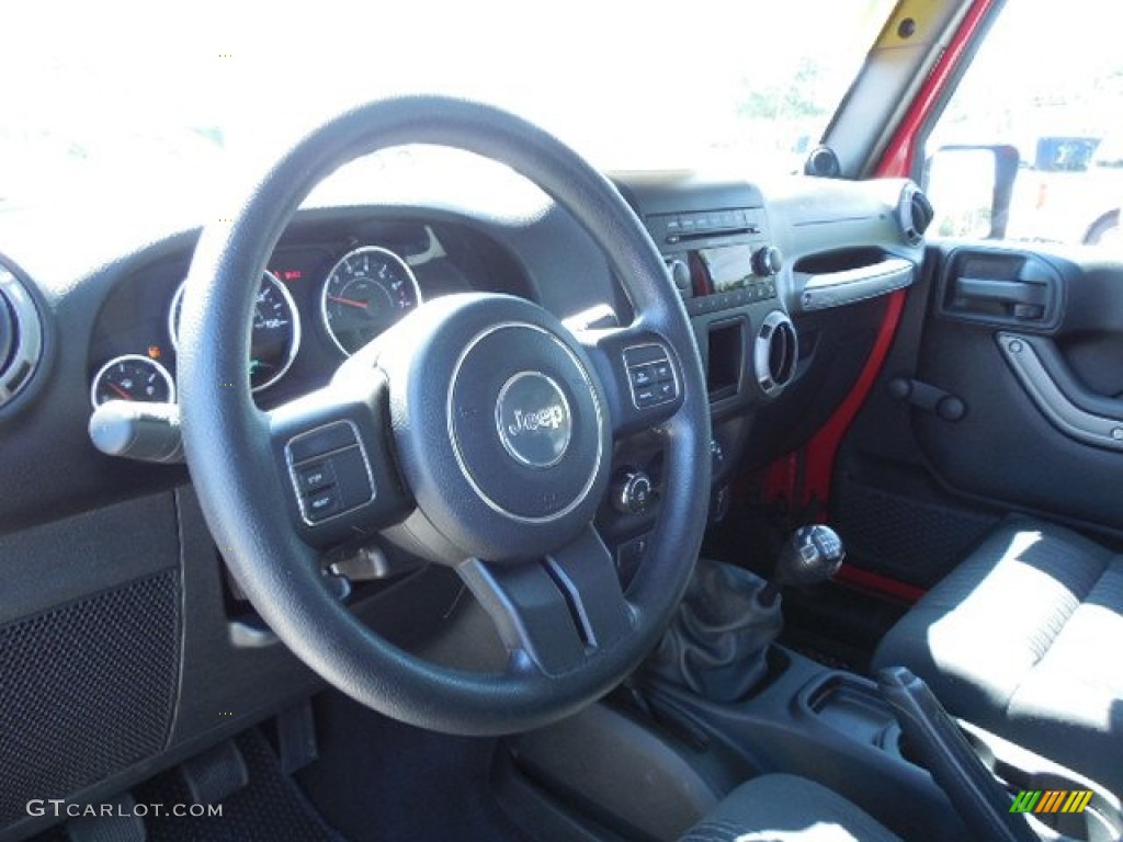 2012 Wrangler Sport 4x4 - Flame Red / Black photo #6