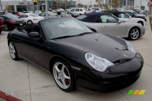 2004 911 Carrera Cabriolet - Black / Black photo #1