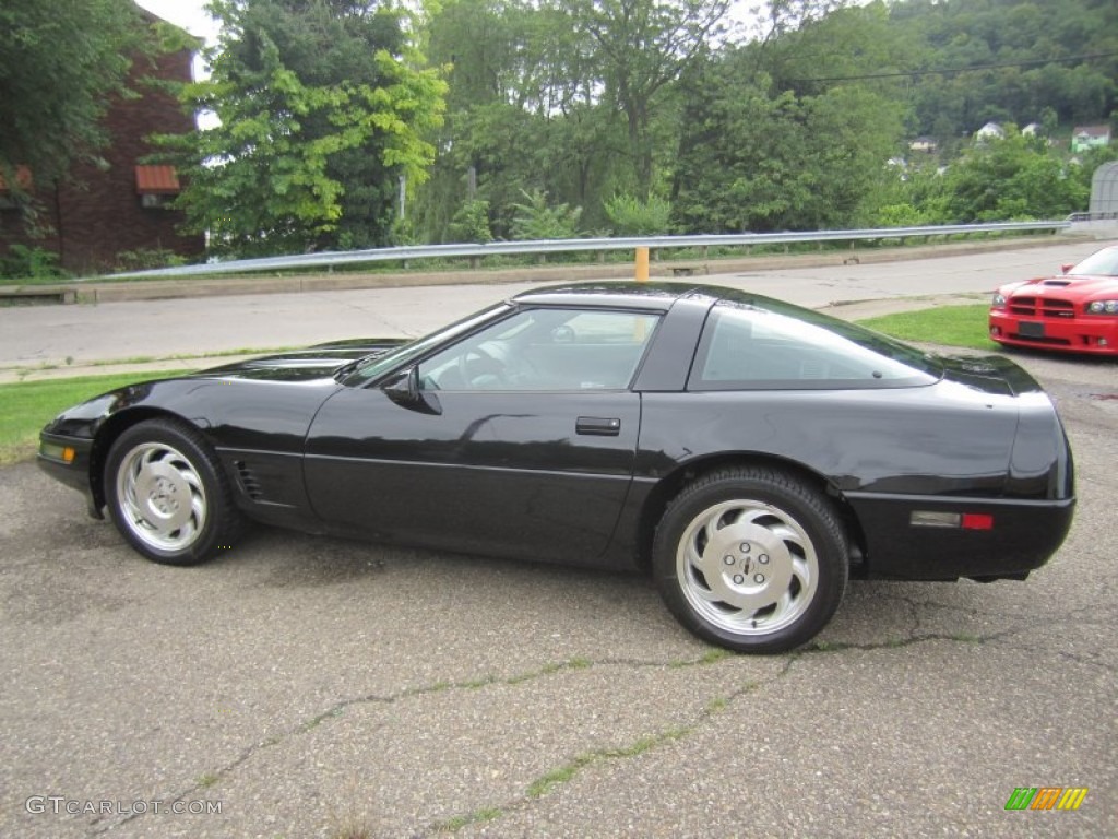 1995 Corvette Coupe - Black / Black photo #3