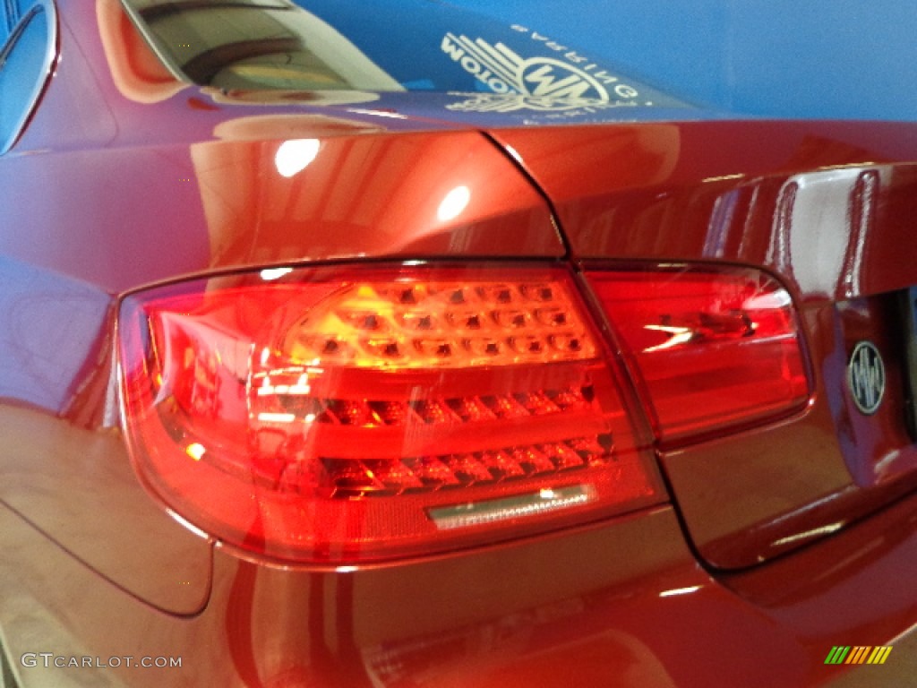 2011 3 Series 328i xDrive Coupe - Vermillion Red Metallic / Saddle Brown Dakota Leather photo #11
