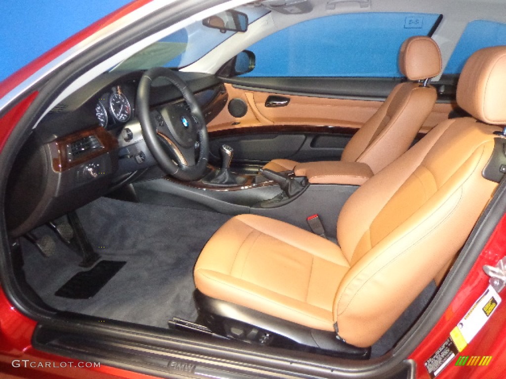 2011 3 Series 328i xDrive Coupe - Vermillion Red Metallic / Saddle Brown Dakota Leather photo #20