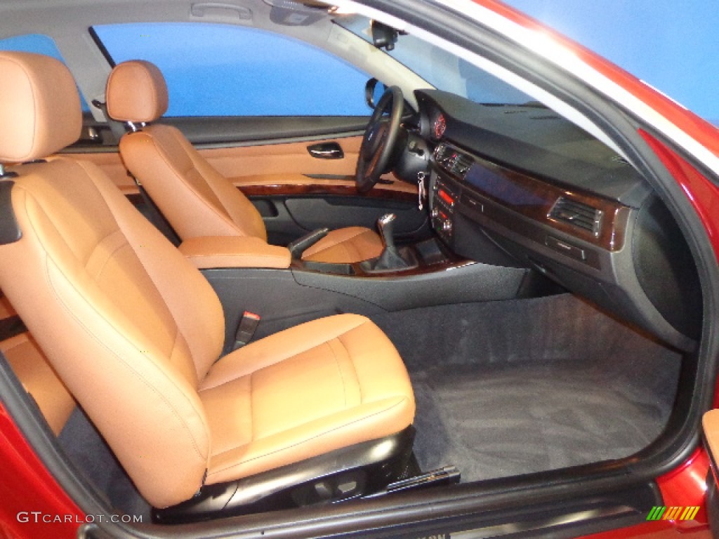 2011 3 Series 328i xDrive Coupe - Vermillion Red Metallic / Saddle Brown Dakota Leather photo #32