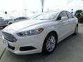 White Platinum - Fusion SE EcoBoost Photo No. 1