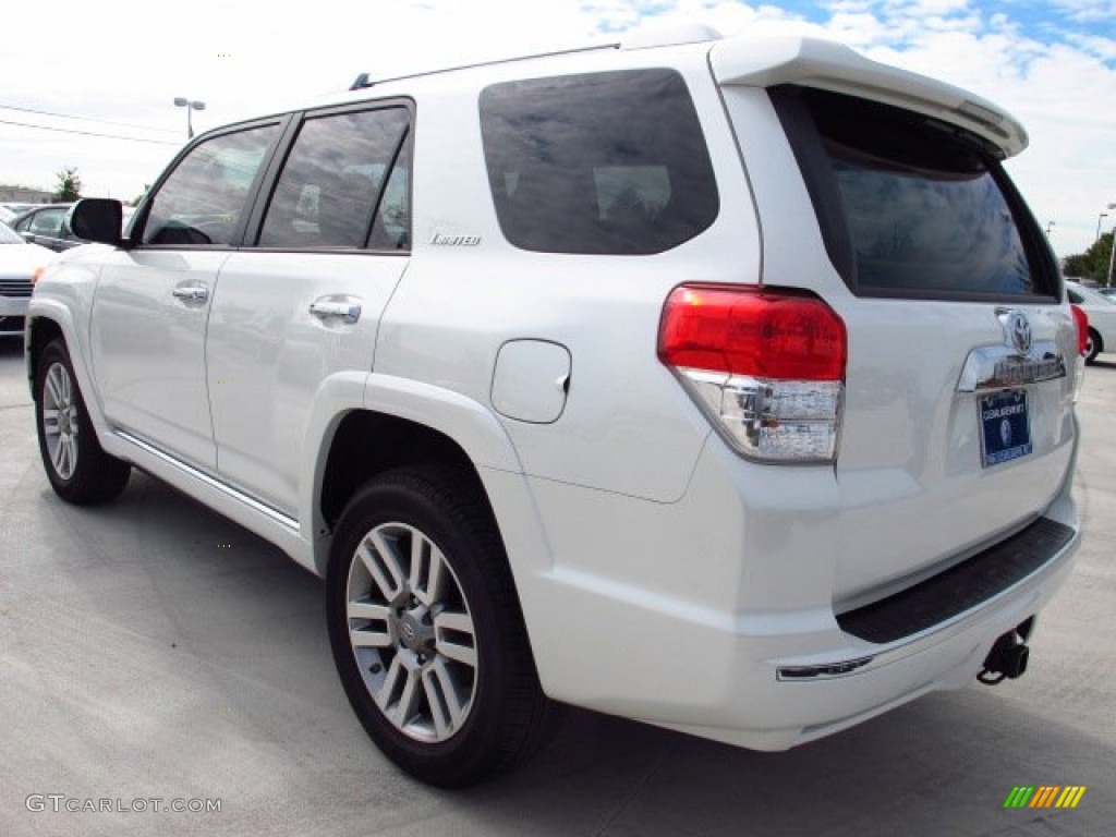 2013 4Runner Limited - Blizzard White Pearl / Black Leather photo #4