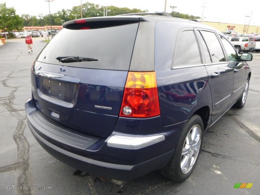 2005 Pacifica Touring AWD - Midnight Blue Pearl / Light Taupe photo #5