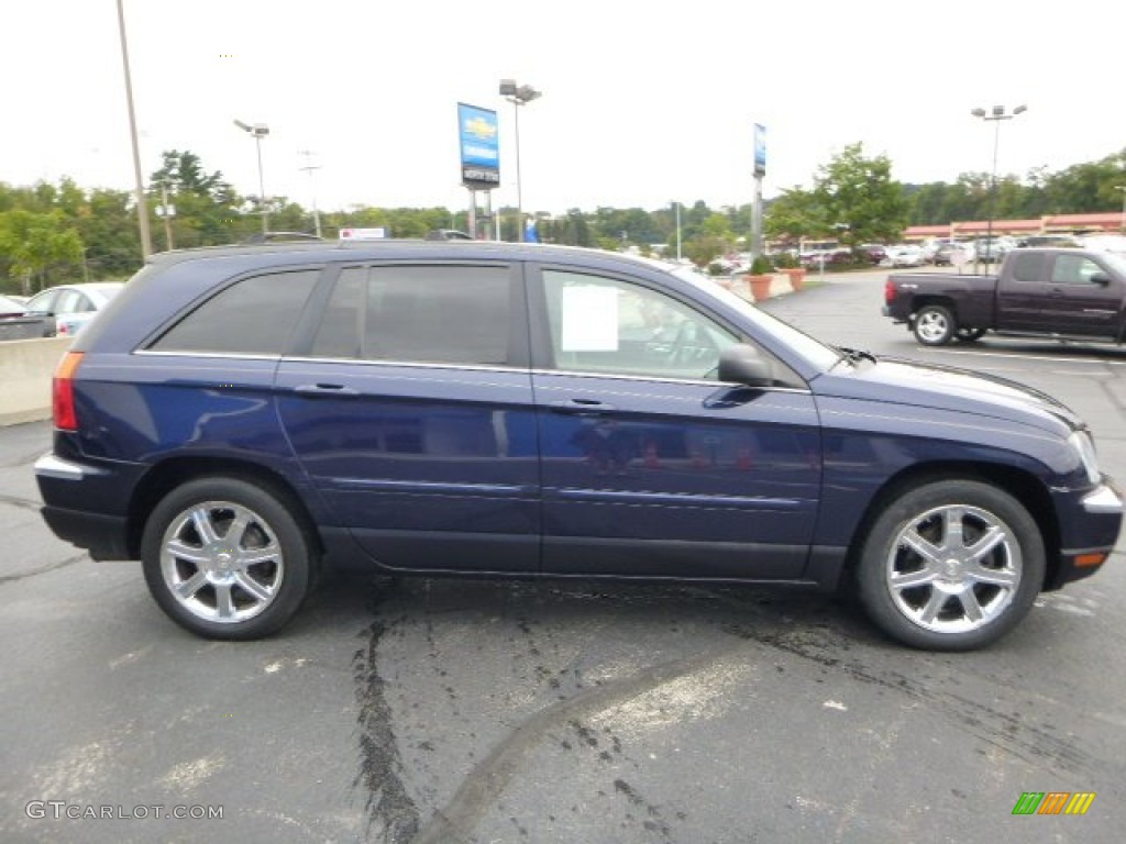2005 Pacifica Touring AWD - Midnight Blue Pearl / Light Taupe photo #6