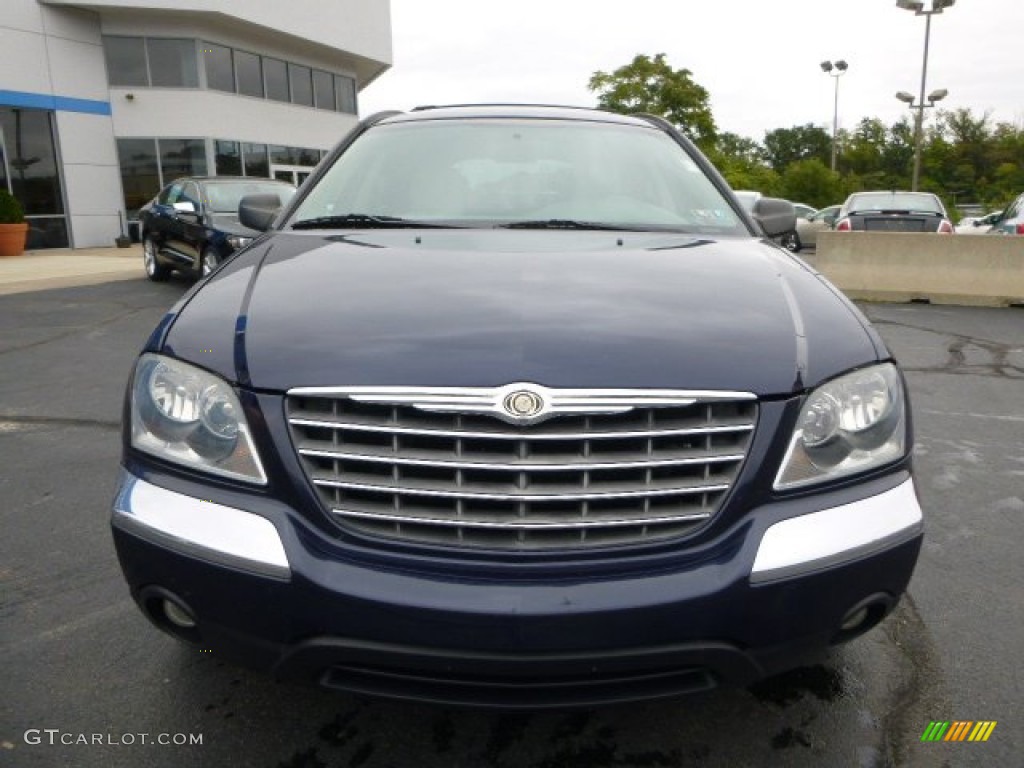 2005 Pacifica Touring AWD - Midnight Blue Pearl / Light Taupe photo #8