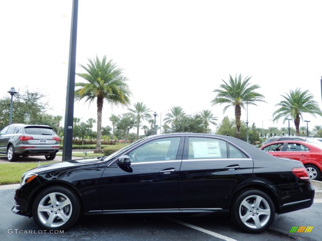 2014 E 350 Sedan - Black / Black photo #2
