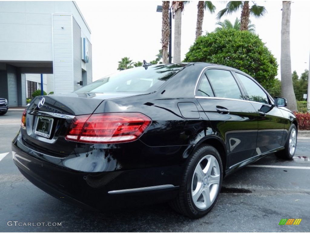 2014 E 350 Sedan - Black / Black photo #3