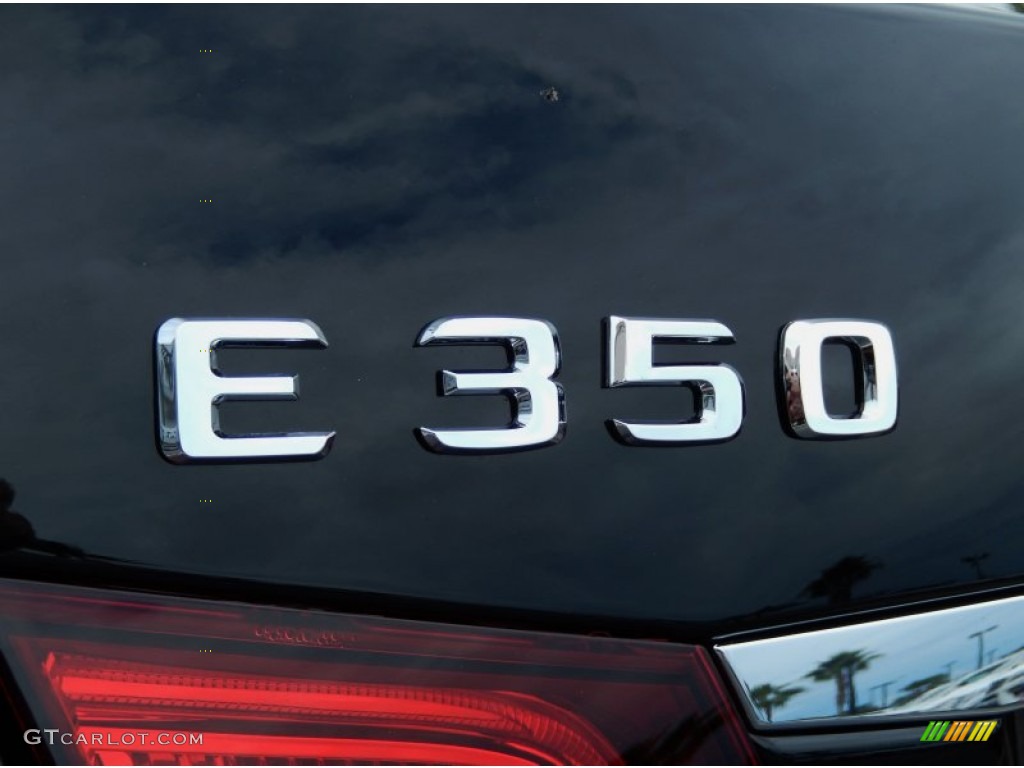 2014 E 350 Sedan - Black / Black photo #4