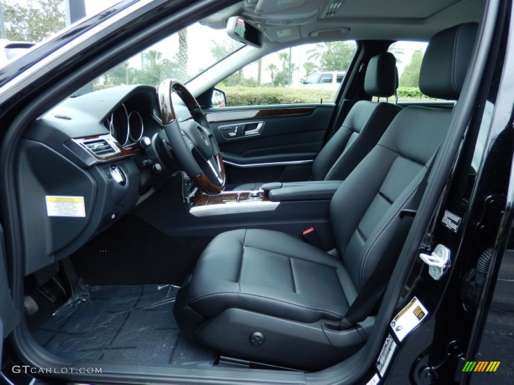 2014 E 350 Sedan - Black / Black photo #6