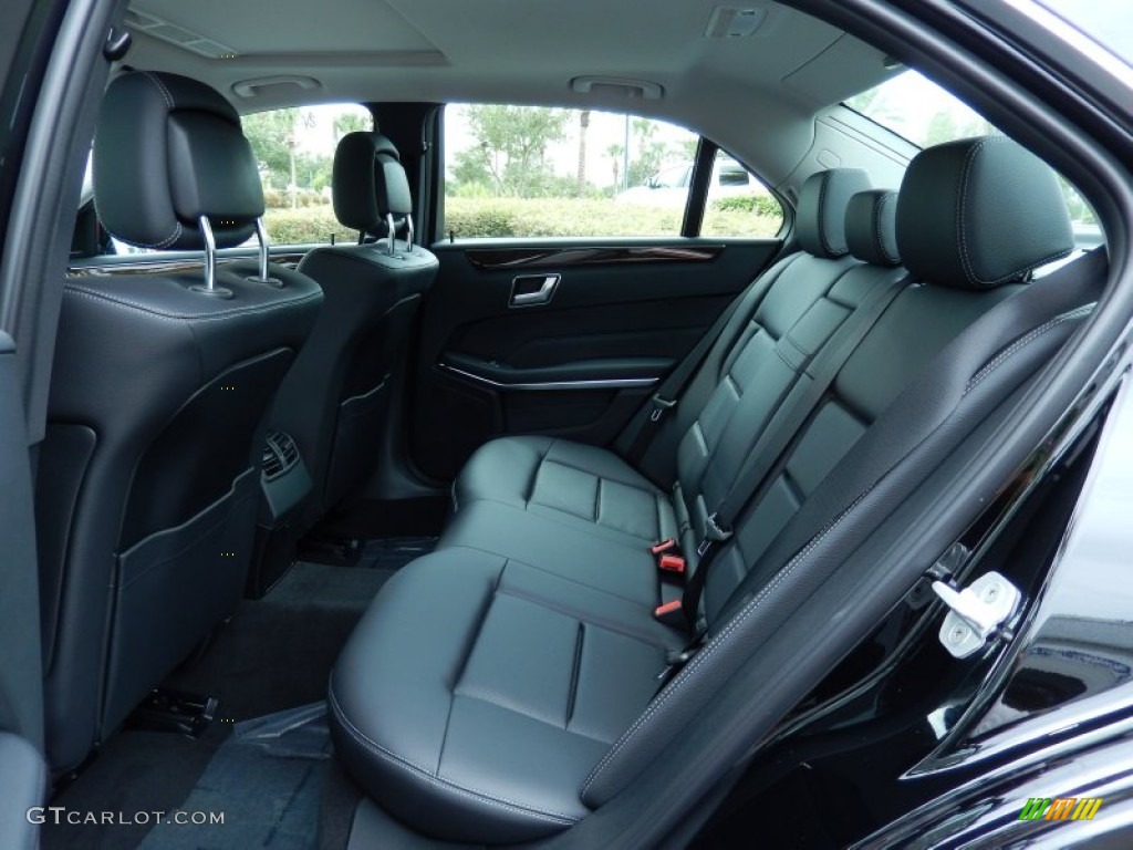 2014 E 350 Sedan - Black / Black photo #7