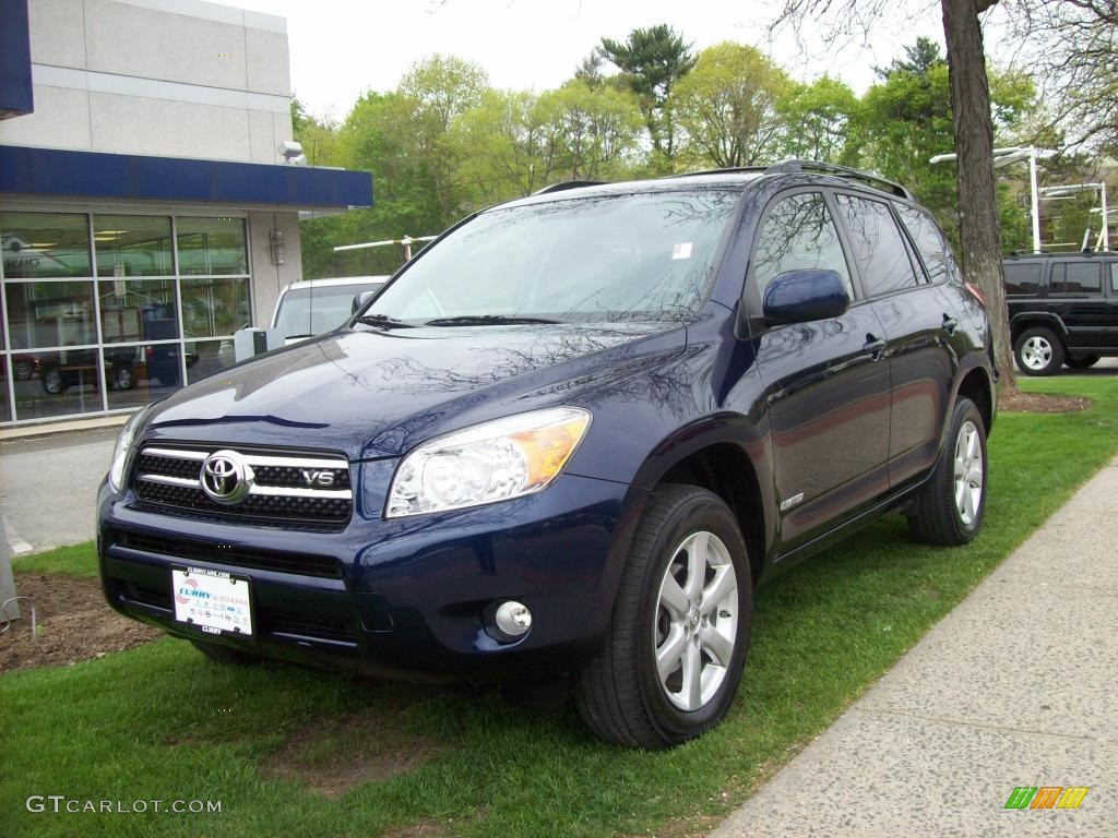 2007 RAV4 Limited 4WD - Nautical Blue Metallic / Ash Gray photo #3