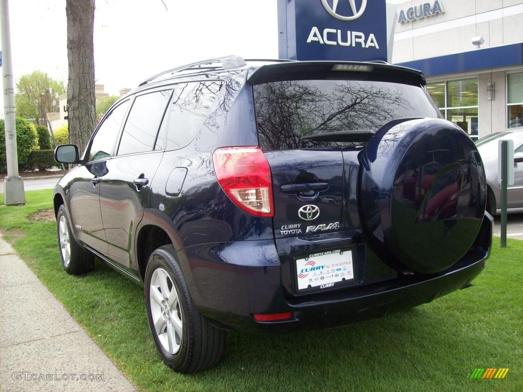2007 RAV4 Limited 4WD - Nautical Blue Metallic / Ash Gray photo #4