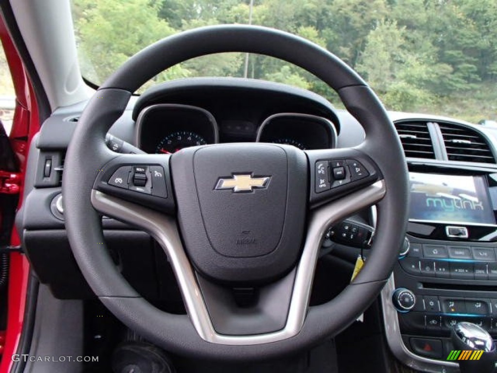 2014 Chevrolet Malibu LT Jet Black Steering Wheel Photo #86039031