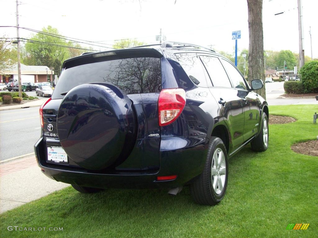 2007 RAV4 Limited 4WD - Nautical Blue Metallic / Ash Gray photo #6