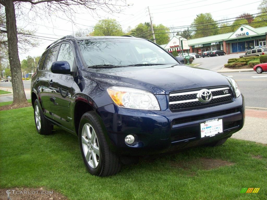 2007 RAV4 Limited 4WD - Nautical Blue Metallic / Ash Gray photo #7