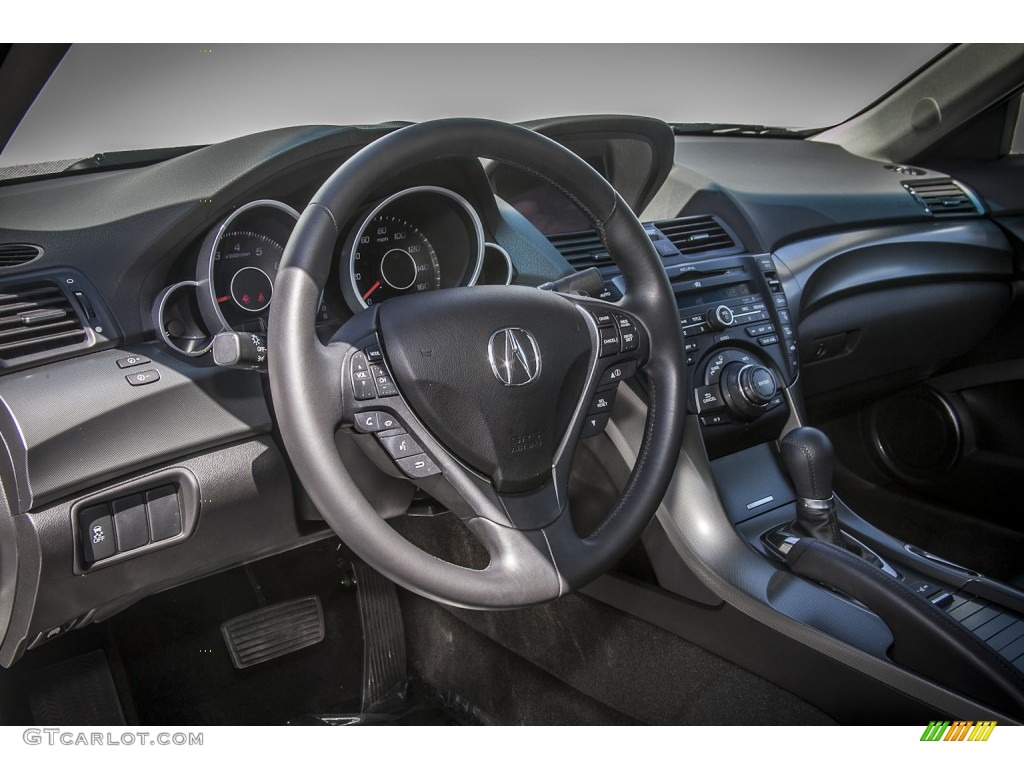 2012 Acura TL 3.5 Technology Ebony Dashboard Photo #86039439