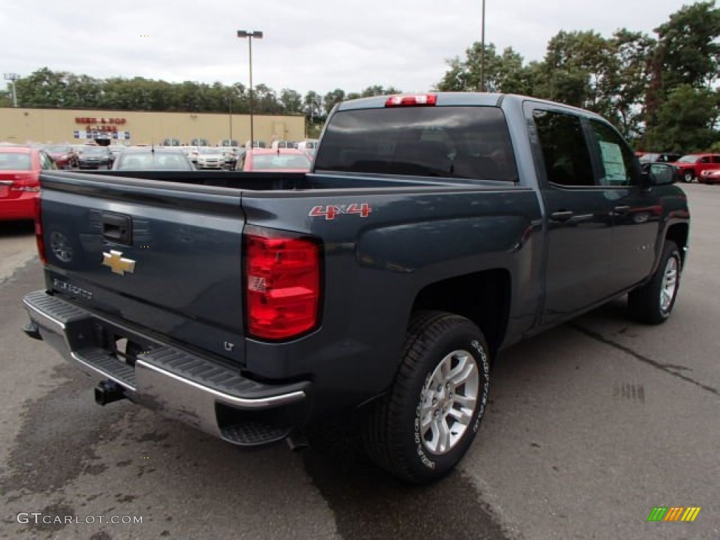 2014 Silverado 1500 LT Crew Cab 4x4 - Blue Granite Metallic / Jet Black photo #5