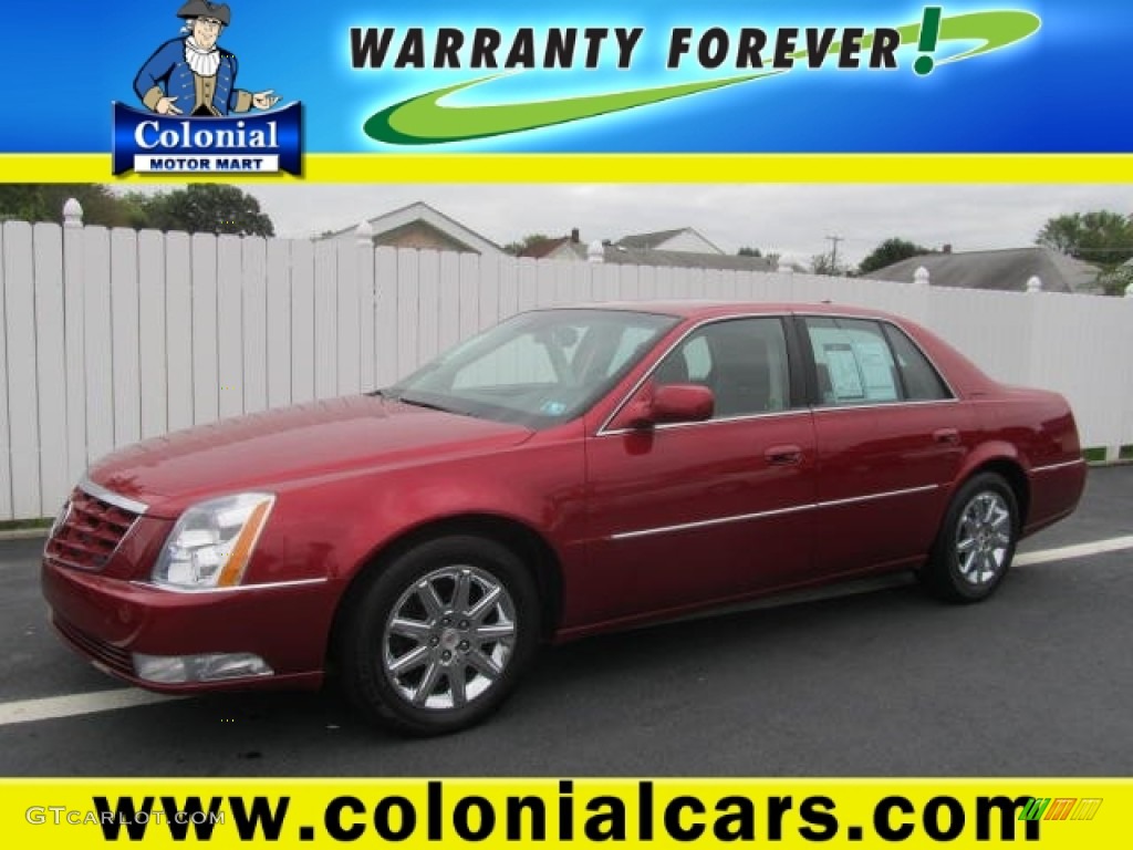 Crystal Red Tintcoat Cadillac DTS