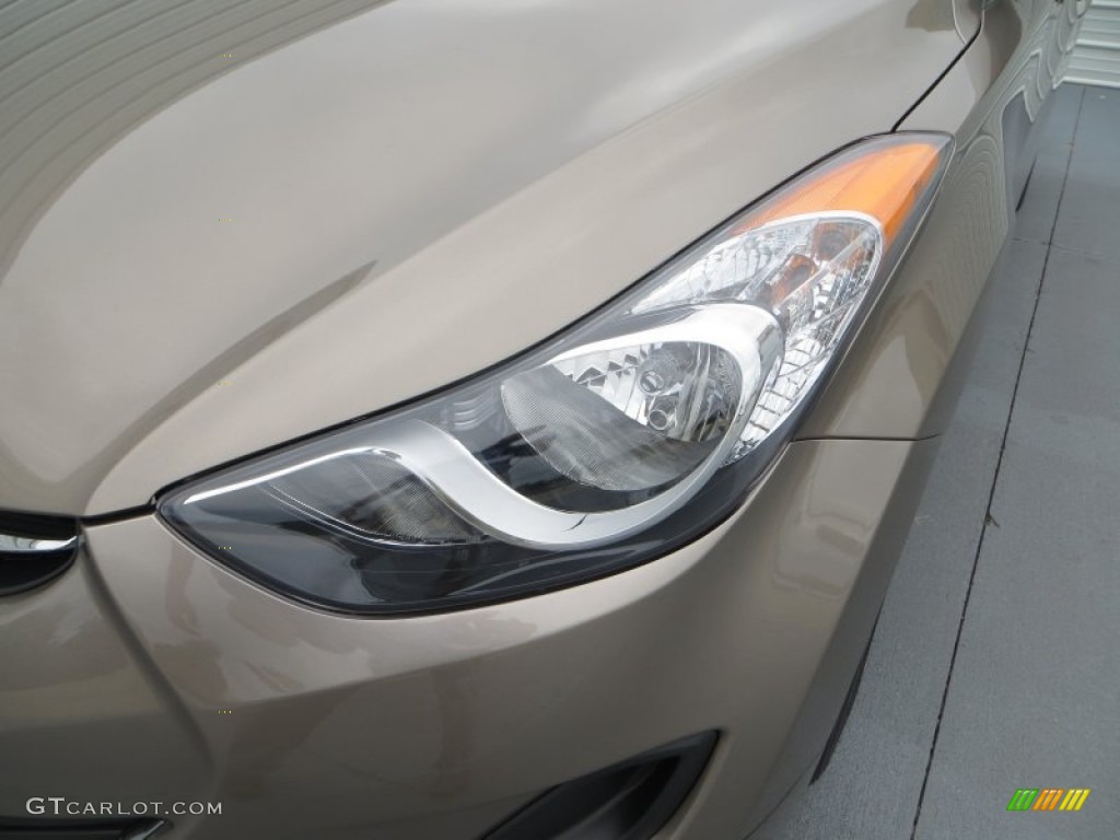 2013 Elantra GLS - Desert Bronze / Beige photo #9