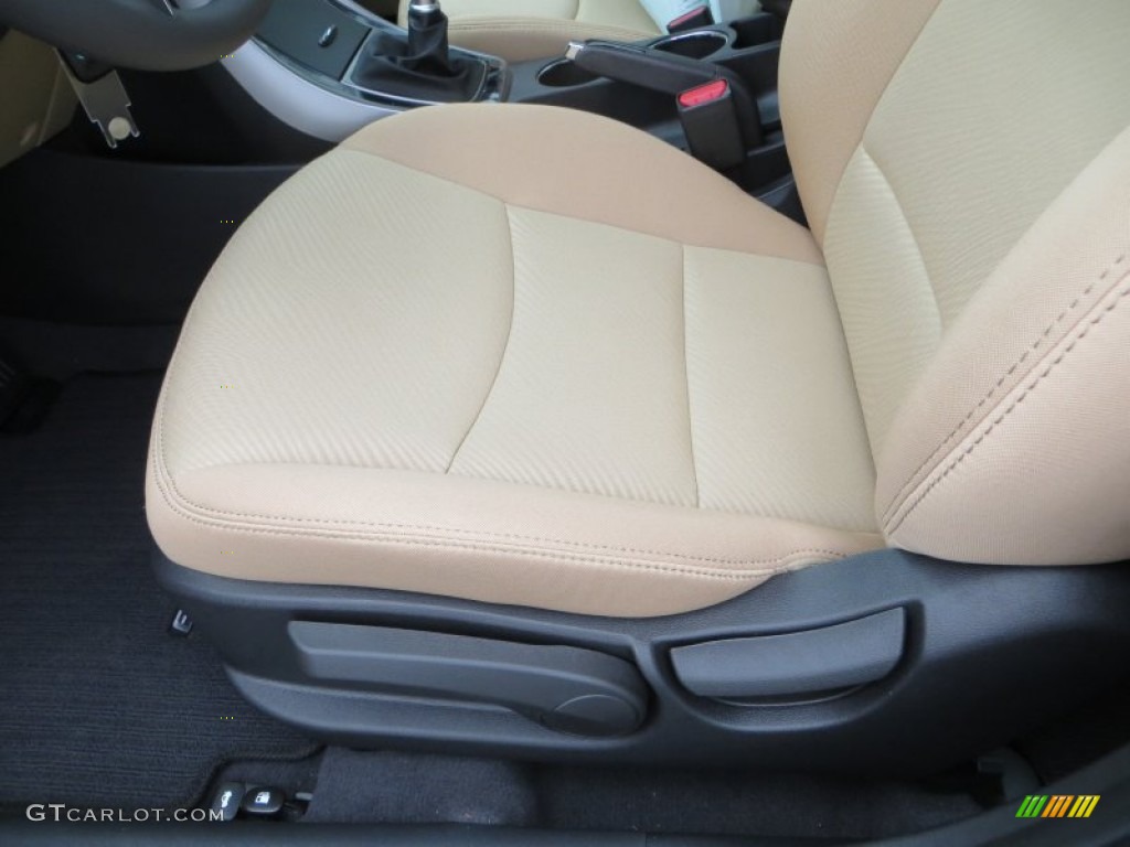 2013 Elantra GLS - Desert Bronze / Beige photo #25