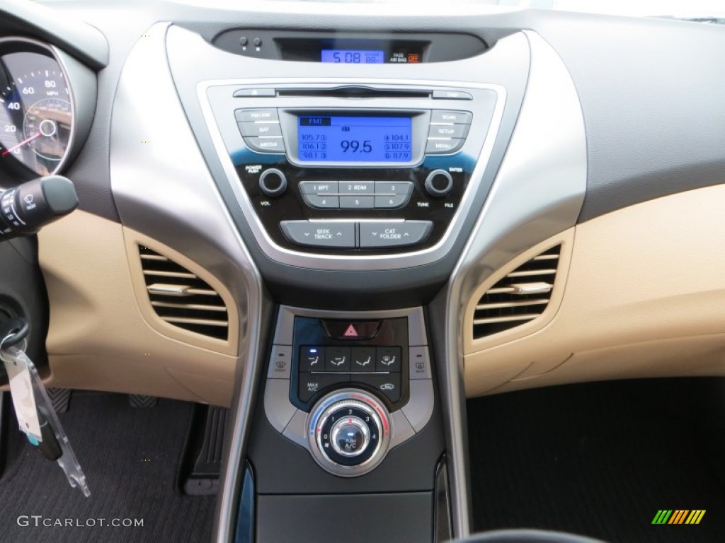 2013 Elantra GLS - Desert Bronze / Beige photo #27