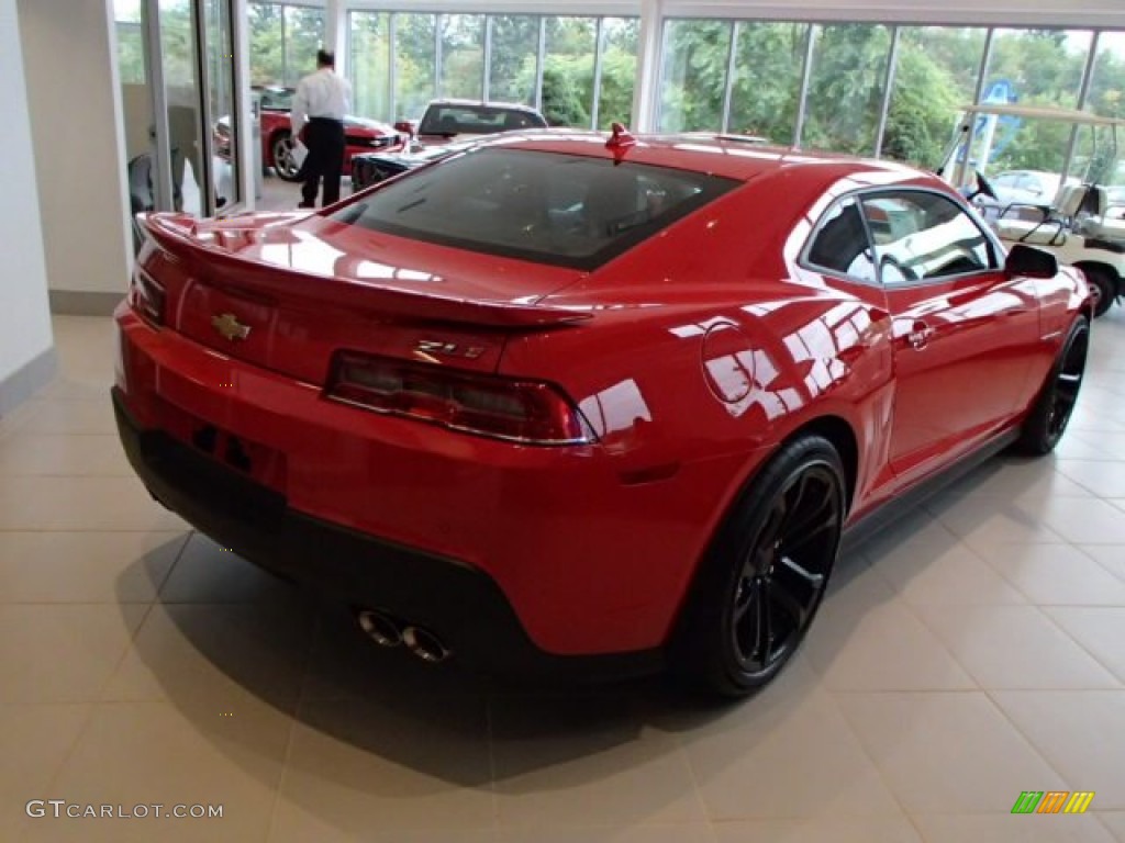 2014 Camaro ZL1 Coupe - Red Hot / Black photo #5