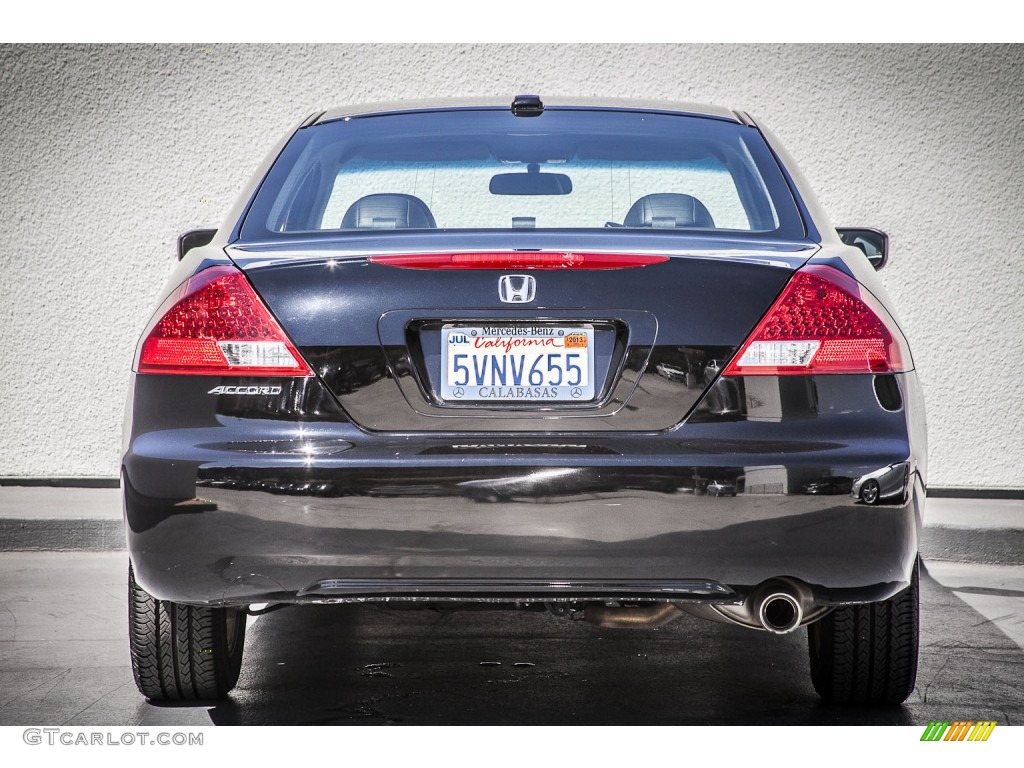 2006 Accord EX-L Coupe - Nighthawk Black Pearl / Black photo #3
