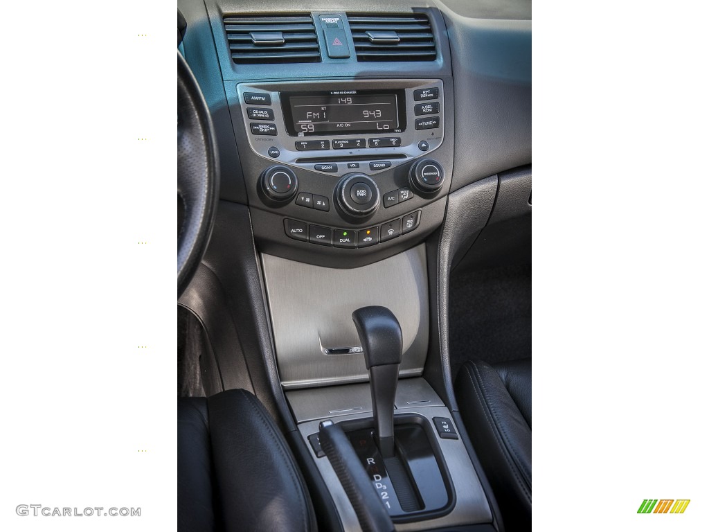 2006 Accord EX-L Coupe - Nighthawk Black Pearl / Black photo #5