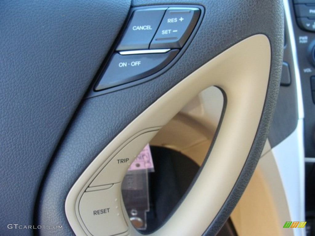 2012 Sonata GLS - Sparkling Ruby Red / Camel photo #15
