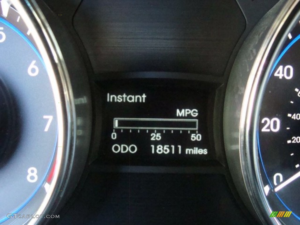 2012 Sonata GLS - Sparkling Ruby Red / Camel photo #16