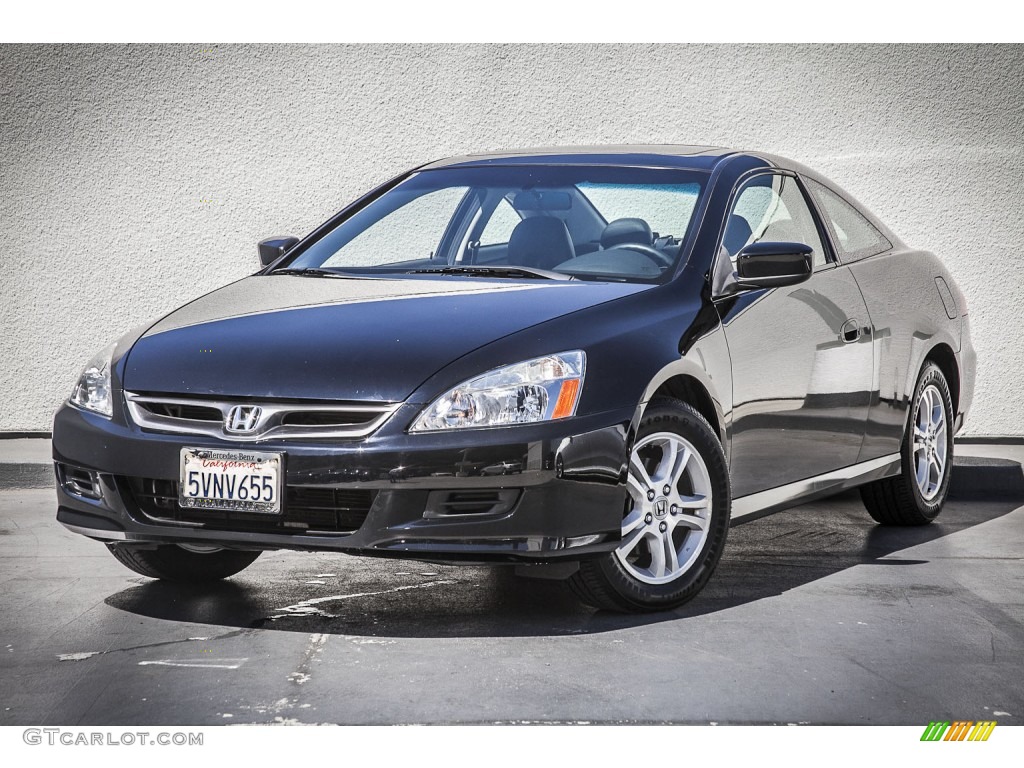 2006 Accord EX-L Coupe - Nighthawk Black Pearl / Black photo #12