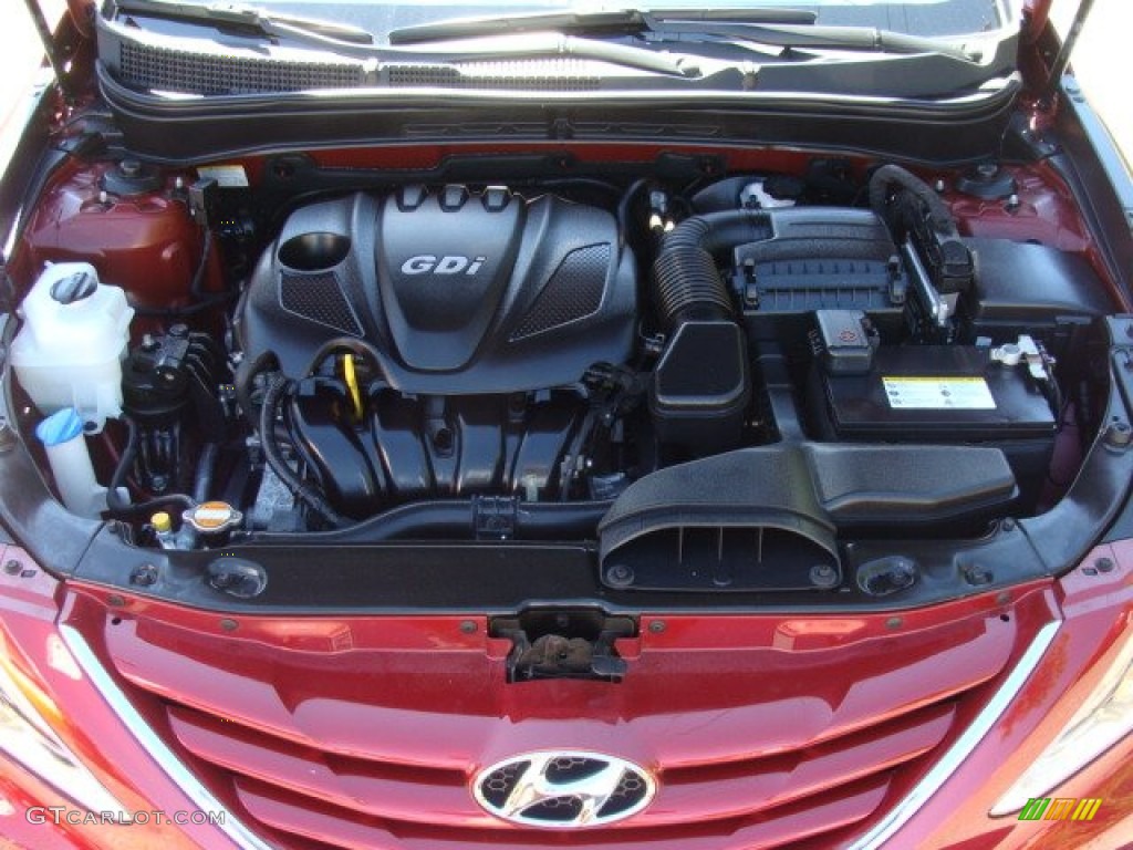 2012 Sonata GLS - Sparkling Ruby Red / Camel photo #29