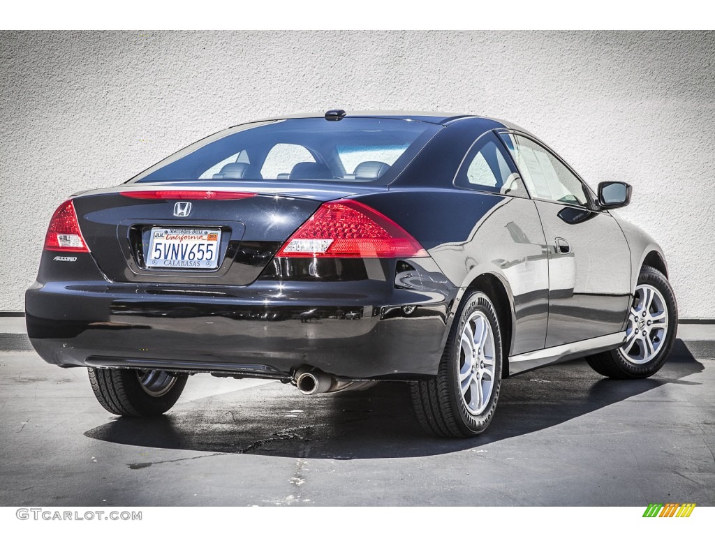 2006 Accord EX-L Coupe - Nighthawk Black Pearl / Black photo #13