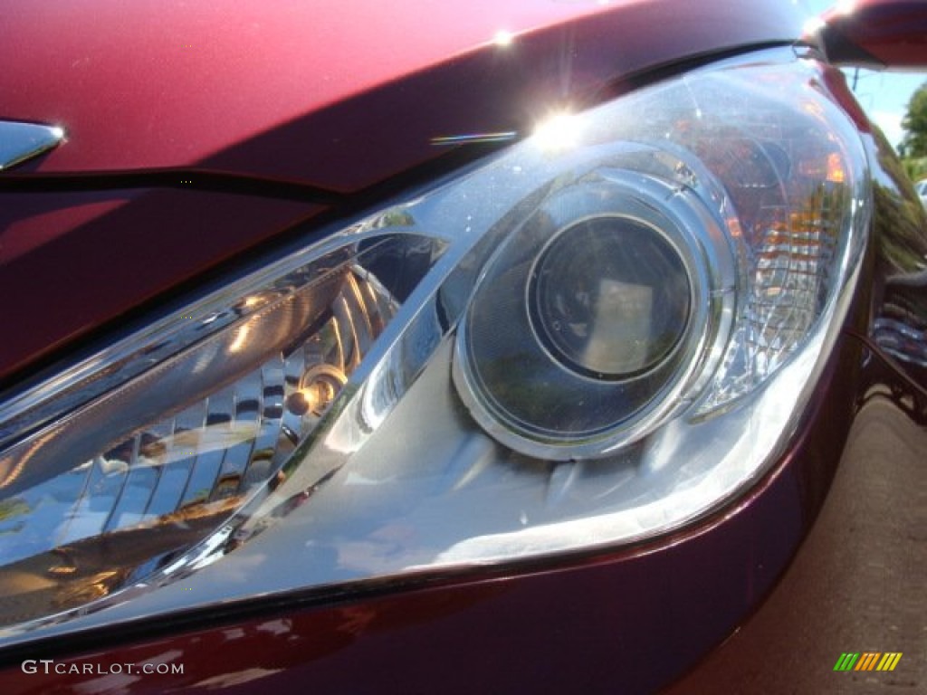 2012 Sonata GLS - Sparkling Ruby Red / Camel photo #30