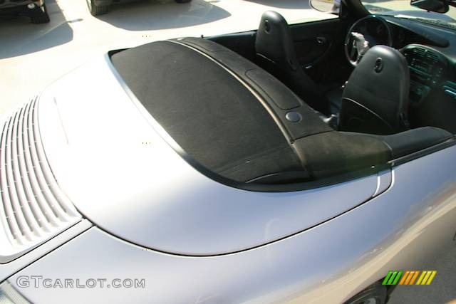 2002 911 Carrera Cabriolet - Meridian Metallic / Black photo #3