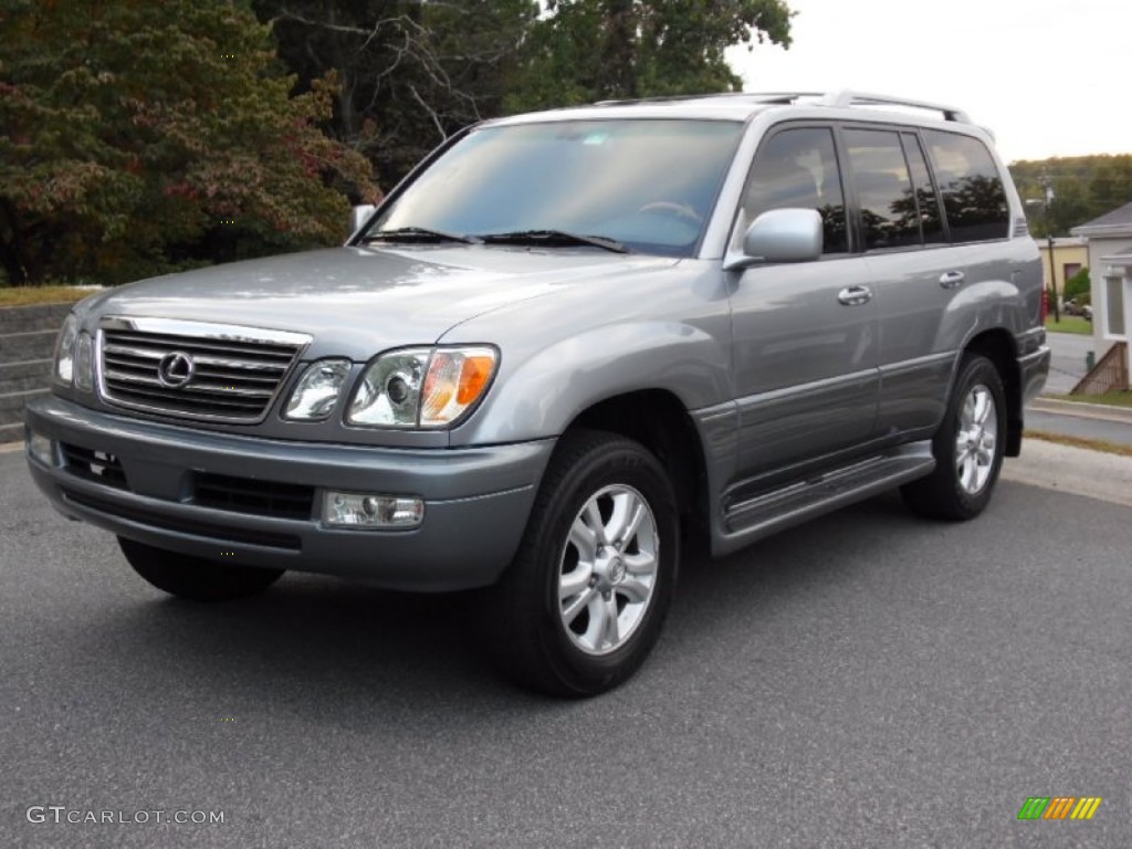 2004 LX 470 - Blue Vapor Metallic / Gray photo #1