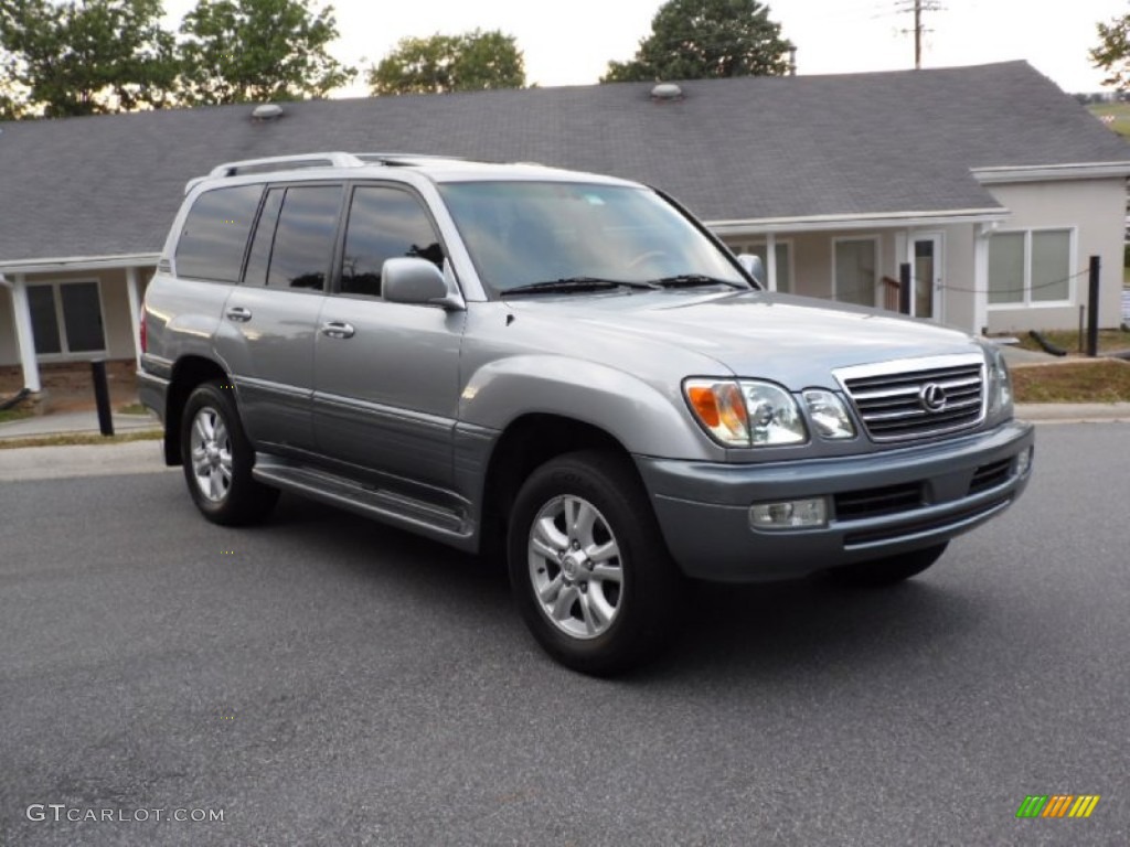 2004 LX 470 - Blue Vapor Metallic / Gray photo #16