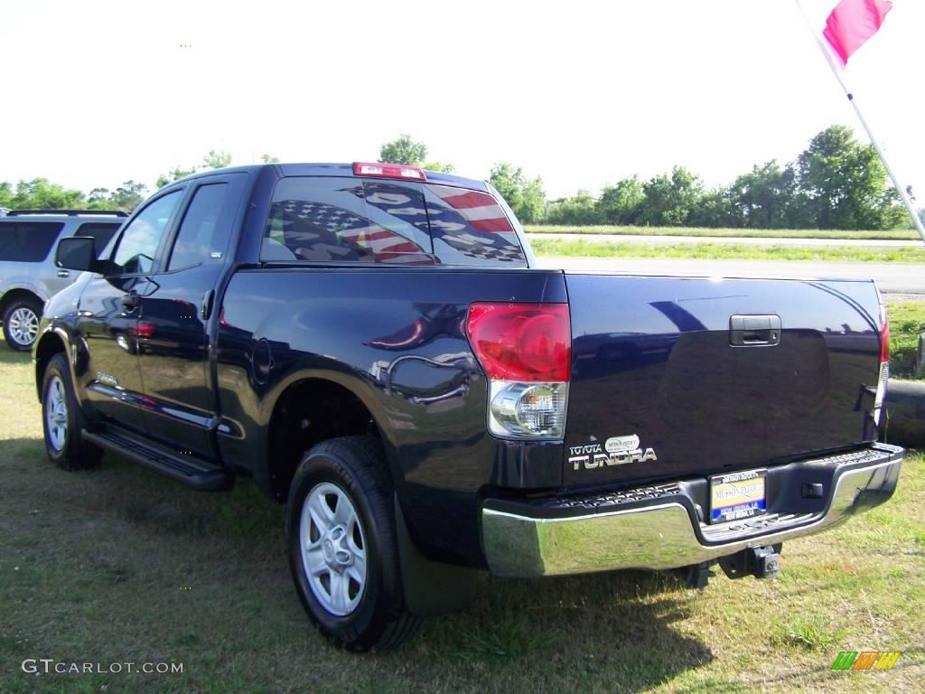 2009 Tundra SR5 Double Cab - Nautical Blue Metallic / Sand photo #4