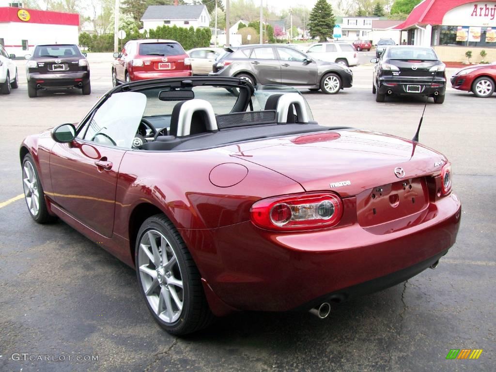 2009 MX-5 Miata Touring Roadster - Copper Red Mica / Black photo #2