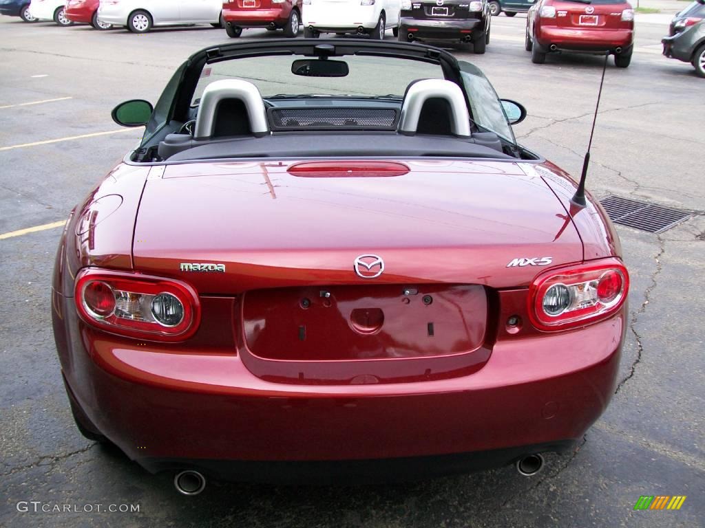 2009 MX-5 Miata Touring Roadster - Copper Red Mica / Black photo #3